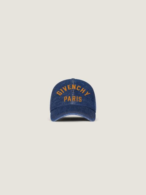 Givenchy GIVENCHY EMBROIDERED CAP IN DENIM