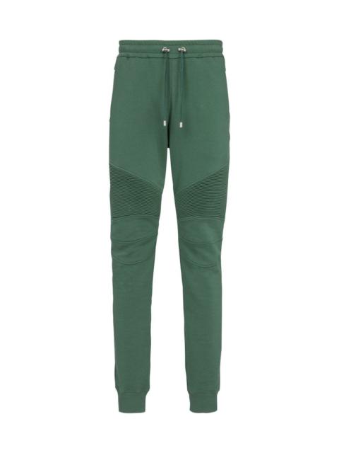 Balmain DRAWSTRING COTTON TRACK PANTS
