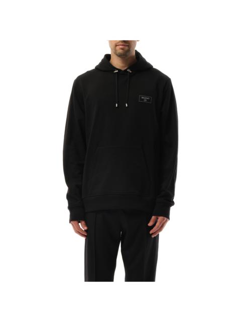 Balmain Couture Label Hoodie in Black