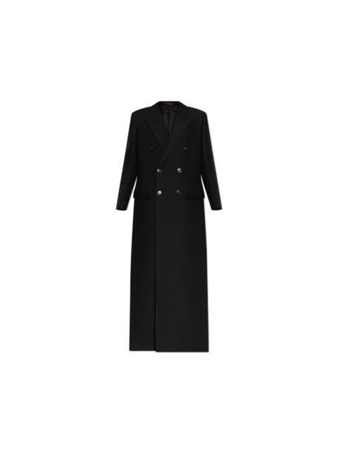 GUCCI GUCCI Black GG Coat New & Authentic (Women's size:IT 38;)