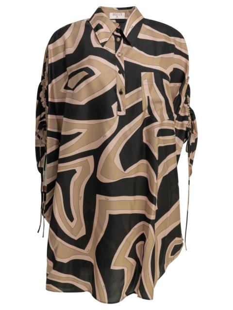 PUCCI Pucci Labirinto Short Kaftan Dress
