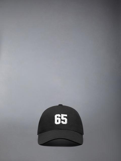 Thom Browne COTTON TWILL BROWNE 65 BASEBALL CAP