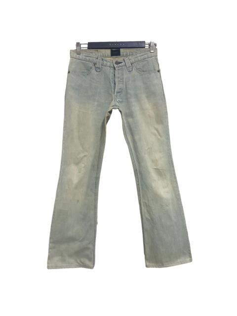 Other Designers If Six Was Nine - Japanese Brand ACOUSTIC Mud Wash Denim Flare Jeans