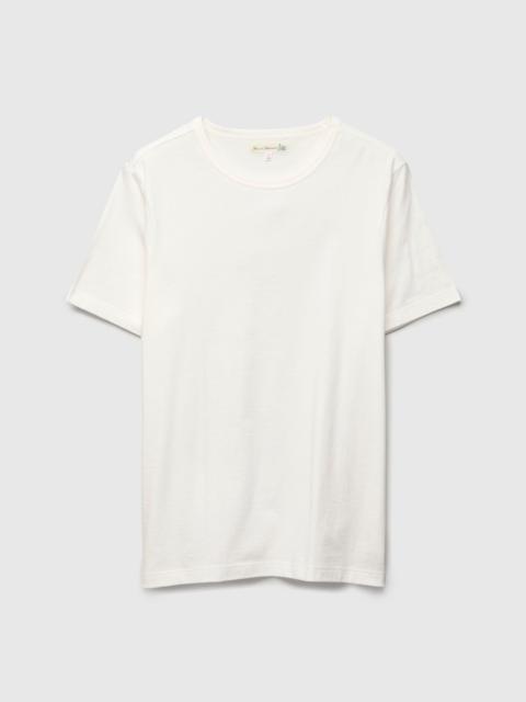 Merz b. Schwanen 1950s "Good Originals" 5.5oz Loopwheel T-Shirt in White