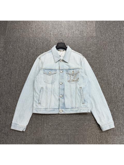 Louis Vuitton Louis Vuitton Washed Pearl Button Denim Jacket