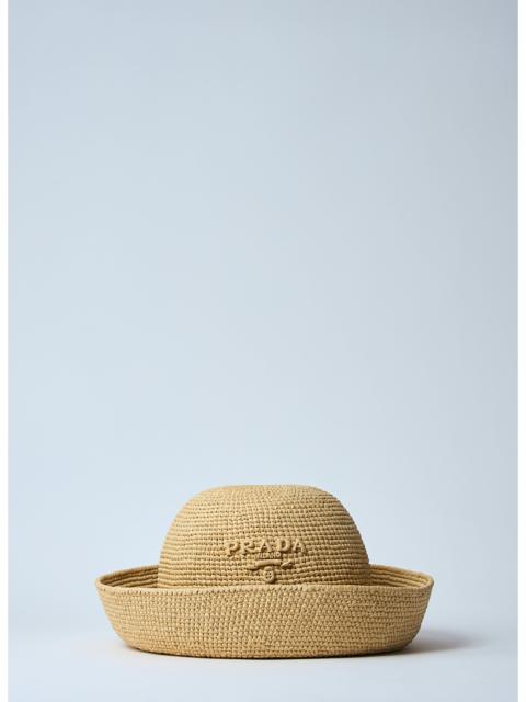 Prada Women Crochet Bucket Hat