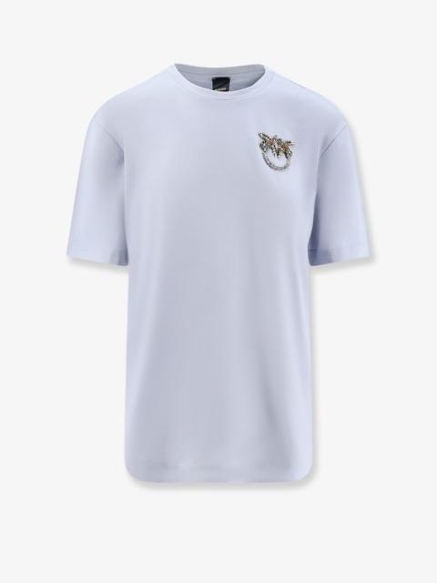 PINKO Pinko Cotton T-Shirt With Love Birds Logo On The Front