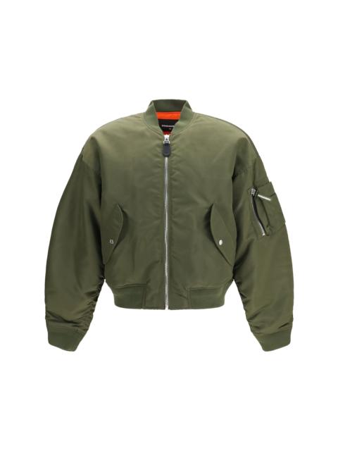 DSQUARED2 Dsquared2 '80s Nylon Bomber Jacket Oak Green