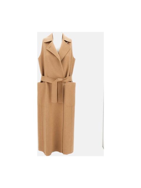 Max Mara Sleeveless Berlina1234 Camel Wool Vest