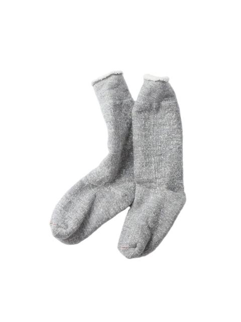 ROTOTO® R1001 Double Face Crew Socks - Marl Gray