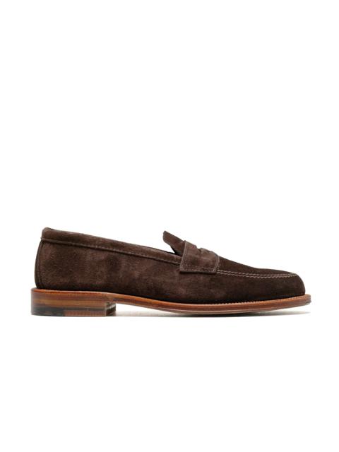 Alden Penny Loafer Dark Brown Suede 5738F