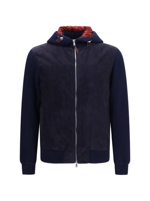 Brunello Cucinelli Brunello Cucinelli English Knit Jacket Navy