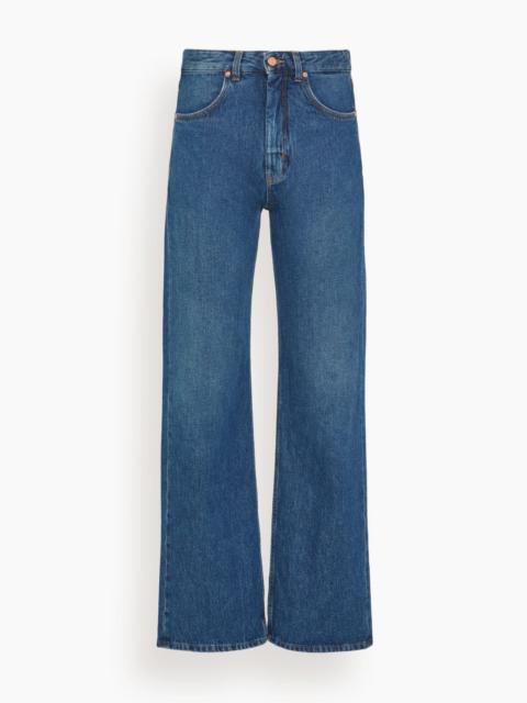 BITE Studios Ease Organic Cotton Denim Jean in Mid Blue