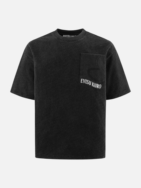 EVISU Allover Logo Print Loose Fit T-shirt