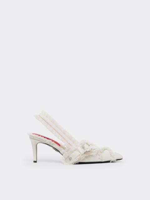 Ferrari Canvas slingback shoe