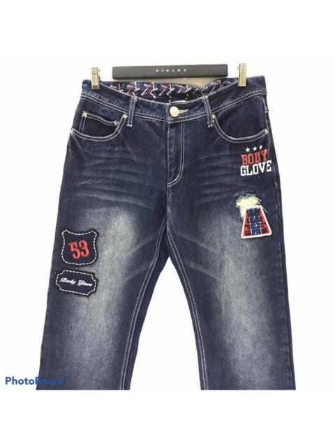 Other Designers Vintage Body Glove Distressed Denim Patch Rare Design