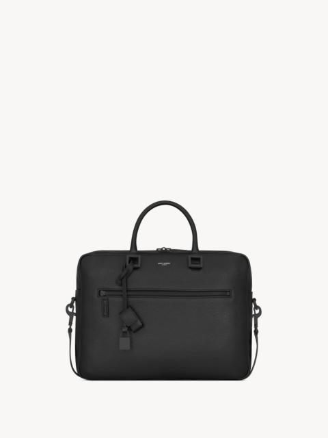 SAINT LAURENT SAC DE JOUR BRIEFCASE IN GRAINED LEATHER