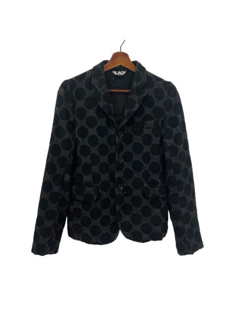 Comme Des Garçons Vintage Black Comme Des Garcons Iconic Petern Jacket