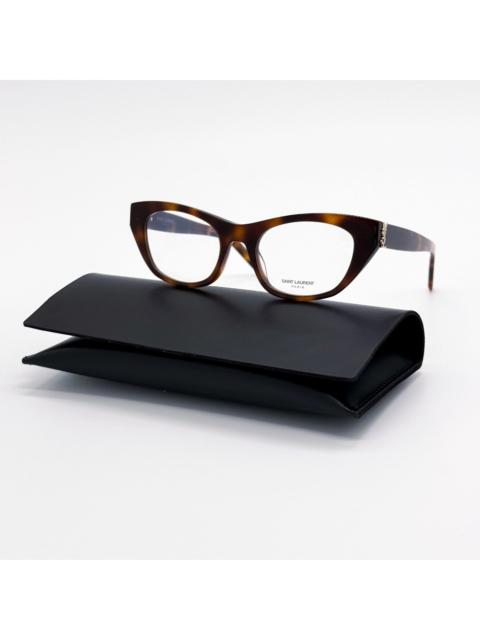 SAINT LAURENT NWT Saint Laurent SL M80 002 Women Havana Cat Eye Eyeglasses