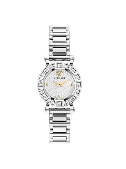 VERSACE Versace Greca Glam Quartz Silver Dial Ladies Watch VE2Q00322