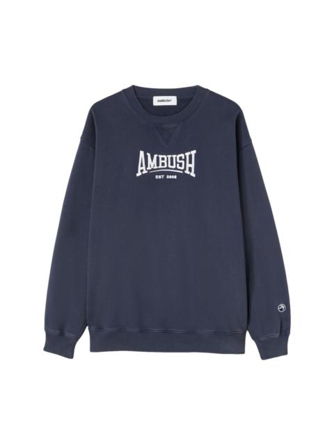 Ambush logo-embroidered organic-cotton sweatshirt