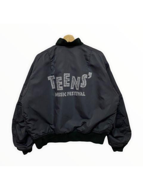 Other Designers Japanese Brand - RARE🔥TEENS MUSIC FESTIVAL BOMBER JACKET