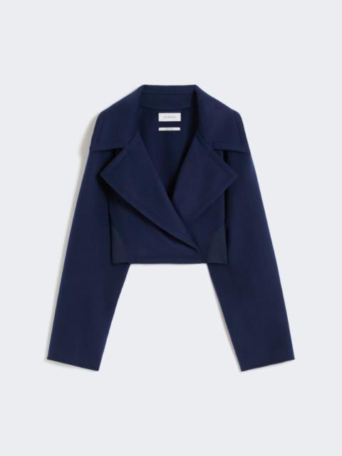 Sportmax Short pure wool outerwear - ultramarine