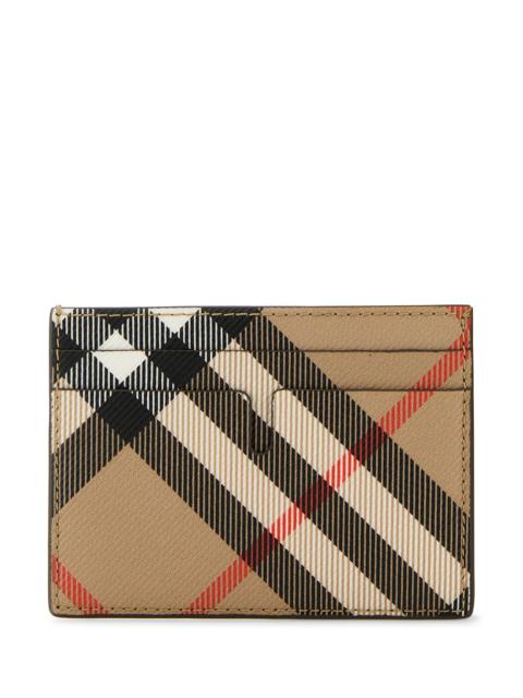 Burberry Printed canvas card holder