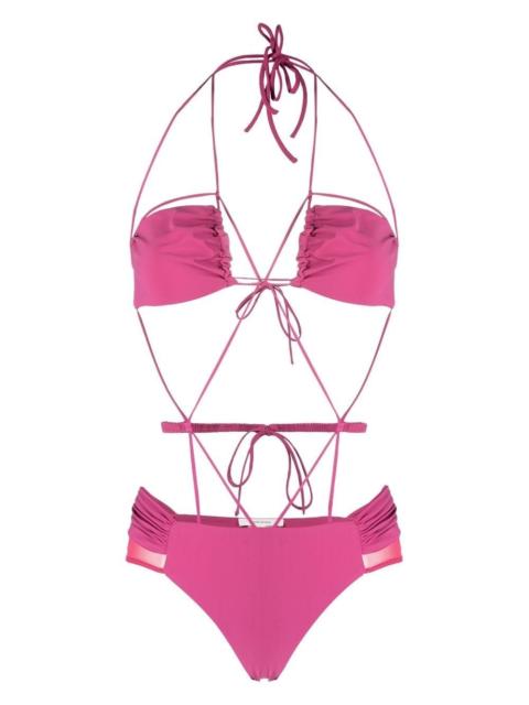 NENSI DOJAKA strappy-design swimsuit