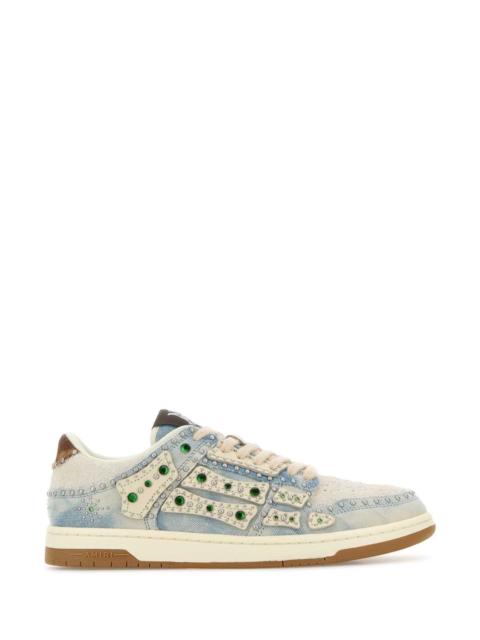 AMIRI Amiri Men Denim Stud Skel  Sneakers