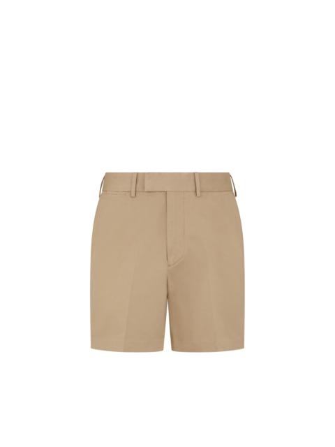 TOM FORD STRETCH COTTON TWILL TAILORED SHORTS