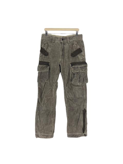 ZEGNA ❄️ZEGNA CORDUROY MULTI POCKET TACTICAL CARGO PANTS