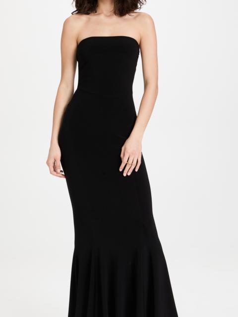 NORMA KAMALI Strapless Fishtail Gown