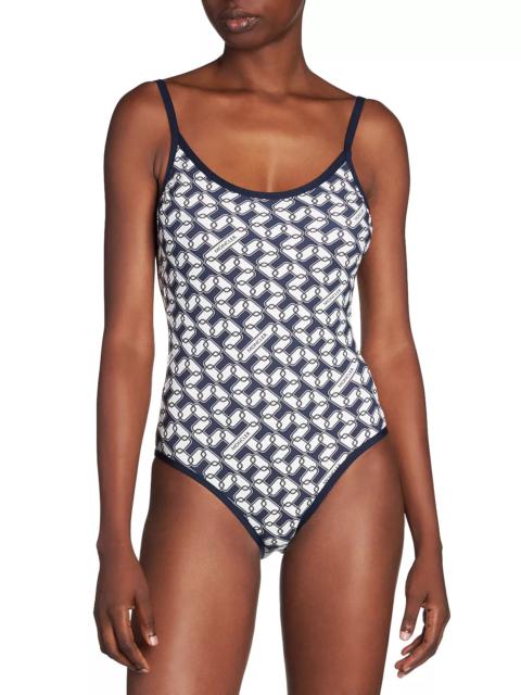 Moncler Printed One Piece Swimsuit
