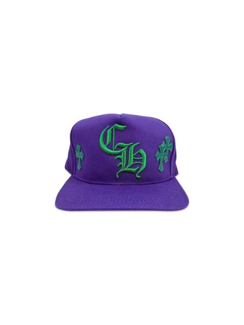 Chrome Hearts Cross Patch Trucker Hat 'Purple/Green'