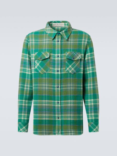 God’s True Cashmere Hero tartan cashmere shirt