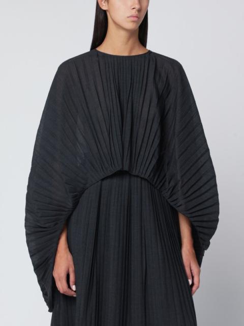 MKDT STUDIO Gray Anthea-Atelier pleated cape