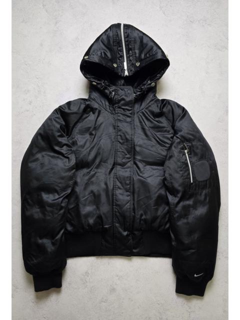 Nike Nike hooded crop down bomber FUR ARCHIVE BBS RICK OWENS