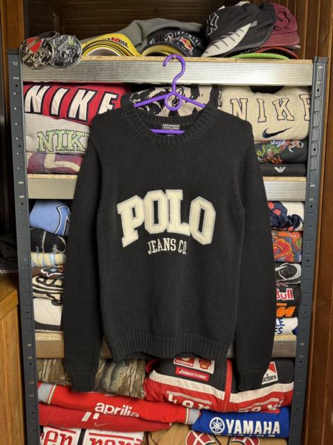 Other Designers Polo Ralph Lauren - Vintage Polo Jeans Co. Ralph Lauren US Big logo Knit Sweater