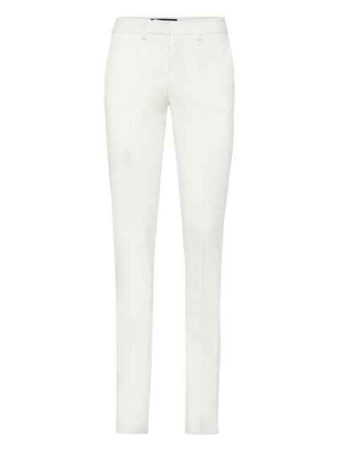 PHILIPP PLEIN fatale logo-plaque trousers