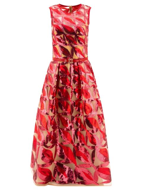 ELIE SAAB Elie Saab Embroidered Tulle Dress