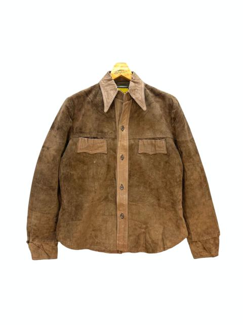 Other Designers ROBERT LEWIS SUEDE LEATHER JACKET #8588-016