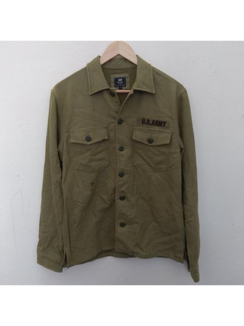BEAMS PLUS Beams Heart Plus Japan Green US Army Military Jacket Shirt