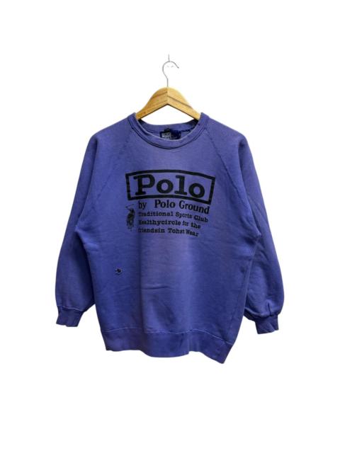 Polo Ralph Lauren Vintage 90s Polo by Polo Ground Biglogo Sweatshirt