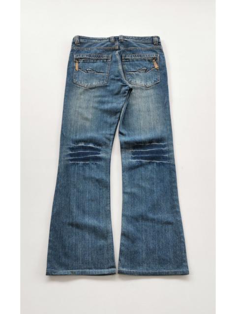 Other Designers Flared Bootcut 🔥 Nylaus Japan Embellish Logo Jeans