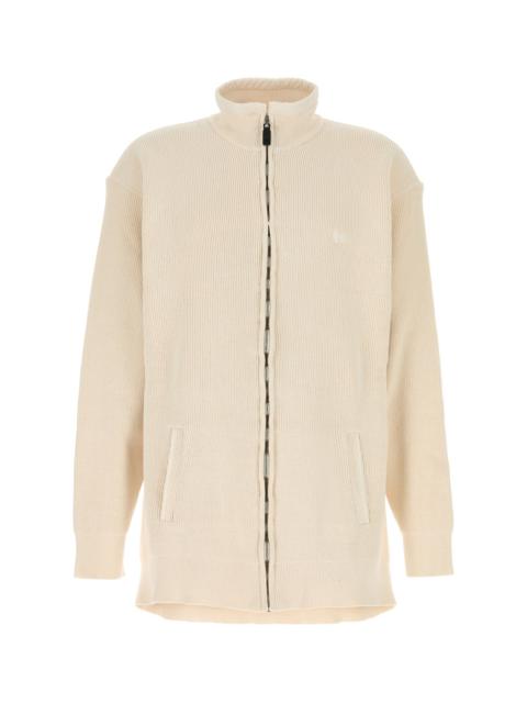 BALENCIAGA Cream cotton and polyester sweater