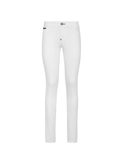 PHILIPP PLEIN logo-plaque skinny-cut jeans