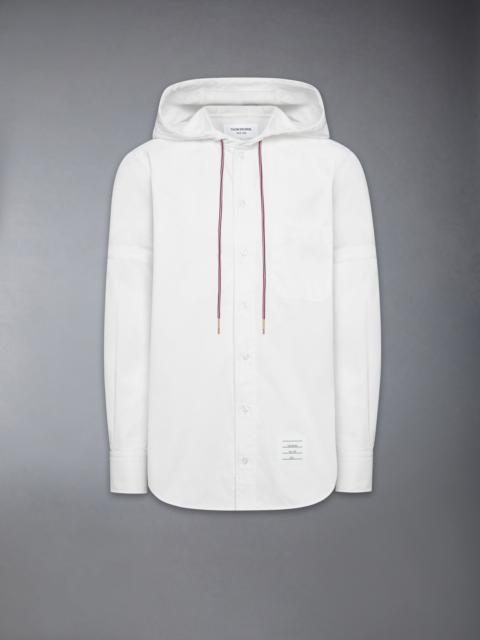 Thom Browne HOODED NYLON ARMBAND SHIRT