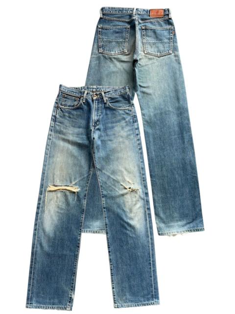 Other Designers Vintage Edwin 505X Selvedge Distressed Denim Jeans 30x33