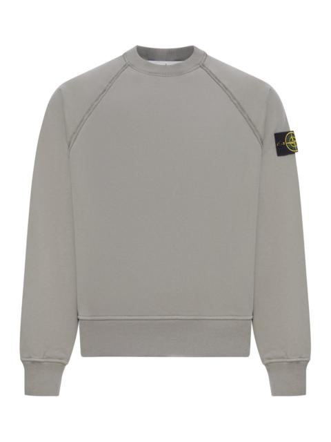 Stone Island CREW NECK SWEATSHIRT IN ORGANIC BRUSHED COTTON